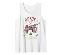 Oficial AC/DC Navidad Logo para Fans Rock Vintage Camiseta sin Mangas