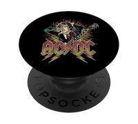 Oficial AC/DC Photo Horns ACDC Rock PopSockets PopGrip Adhesivo
