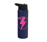 Oficial AC/DC Pink Distressed Logo ACDC Stainless Steel Insulated Water Bottle