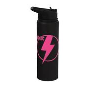 Oficial AC/DC Pink Distressed Logo ACDC Stainless Steel Insulated Water Bottle
