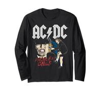 Oficial AC/DC Problem Child Distressed Artwork ACDC Rock Manga Larga