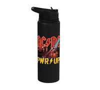 Oficial AC/DC Rock Music Band PWRUP Stage Lights Stainless Steel Insulated Water Bottle