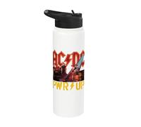 Oficial AC/DC Rock Music Band PWRUP Stage Lights Stainless Steel Insulated Water Bottle
