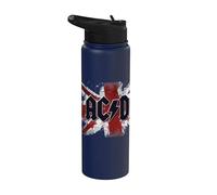 Oficial AC/DC Rock or Bust London Union Jack Stainless Steel Insulated Water Bottle