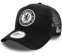 Oficial Adulto 9Forty Camionero Ante Chelsea FC León Crest Gorra Béisbol Negro