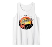 Oficial America The Band Hollywood Ball Frontier Camiseta sin Mangas