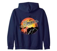Oficial America The Band Hollywood Ball Frontier Sudadera con Capucha