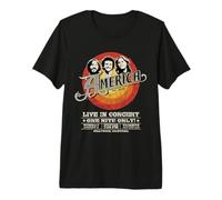 Oficial America The Band Live in Concert Black Camiseta Premium