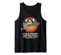 Oficial America The Band Live in Concert Black Camiseta sin Mangas
