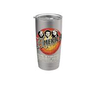 Oficial America the band Live in Concert Black Vaso térmico de acero inoxidable de doble pared