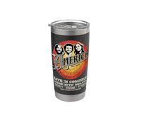 Oficial America the band Live in Concert Black Vaso térmico de acero inoxidable de doble pared