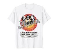 Oficial America The Band Live in Concert Light Camiseta