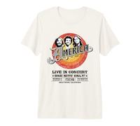 Oficial America The Band Live in Concert Light Camiseta Premium