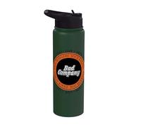 Oficial Bad Company Band Circle 1977 1979 LIVE Stainless Steel Insulated Water Bottle