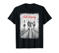 Oficial Bad Company Burning Sky Iconic Cover Camiseta