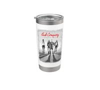 Oficial Bad Company Burning Sky Iconic Cover Vaso térmico de acero inoxidable de doble pared