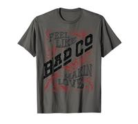 Oficial Bad Company Feel Like Makin Love Iconic Design Camiseta