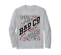 Oficial Bad Company Feel Like Makin Love Iconic Design Manga Larga