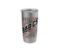 Oficial Bad Company Feel Like Makin Love Iconic Design Vaso térmico de acero inoxidable de doble pared