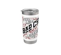 Oficial Bad Company Feel Like Makin Love Iconic Design Vaso térmico de acero inoxidable de doble pared