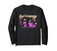 Oficial Bad Company Good Decisions Iconic Rock Design Manga Larga