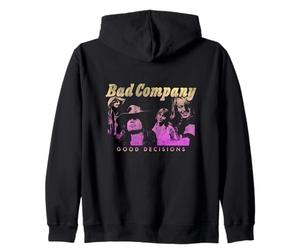 Oficial Bad Company Good Decisions Iconic Rock Design Sudadera con Capucha