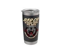Oficial Bad Company Never Looking Back Running Pack Vaso térmico de acero inoxidable de doble pared