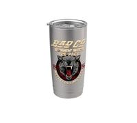 Oficial Bad Company Never Looking Back Running Pack Vaso térmico de acero inoxidable de doble pared