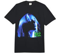 Oficial Billie Eilish Blue Portrait Outline Comfort Colors Adult Heavyweight T-Shirt