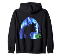 Oficial Billie Eilish Blue Portrait Outline Sudadera con Capucha