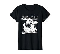 Oficial Billie Eilish Happier Than Ever Negro Camiseta, Mujer, Negro, XXL