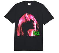 Oficial Billie Eilish Pink Iconic Portrait Outline Comfort Colors Adult Heavyweight T-Shirt