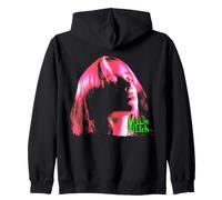 Oficial Billie Eilish Pink Iconic Portrait Outline Sudadera con Capucha