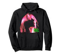 Oficial Billie Eilish Pink Iconic Portrait Outline Sudadera con Capucha