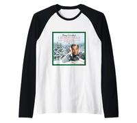 Oficial Bing Crosby Christmas Música Camiseta Manga Raglan