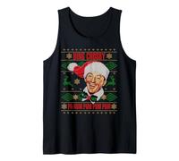 Oficial Bing Crosby Christmas Música FEA Navideña Camiseta sin Mangas