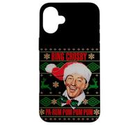Oficial Bing Crosby Christmas Música FEA Navideña Carcasa para iPhone 16 Plus