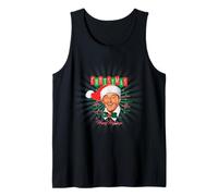 Oficial Bing Crosby Mantén la Calma Círculo Música Camiseta sin Mangas