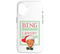 Oficial Bing Crosby Música Navidad Carcasa para iPhone 16