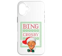 Oficial Bing Crosby Música Navidad Carcasa para iPhone 16 Plus