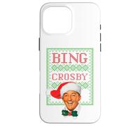 Oficial Bing Crosby Música Navidad Carcasa para iPhone 16 Pro MAX