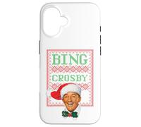 Oficial Bing Crosby Navidad música Carcasa para iPhone 16