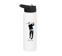 Oficial Bing Crosby Pro Golf Swing Black Stainless Steel Insulated Water Bottle
