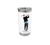 Oficial Bing Crosby Pro Golf Swing Black Vaso térmico de acero inoxidable de doble pared