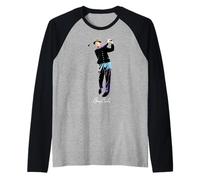 Oficial Bing Crosby Pro Golf Swing White Camiseta Manga Raglan