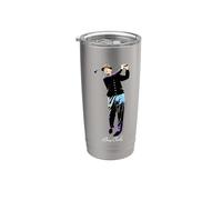 Oficial Bing Crosby Pro Golf Swing White Vaso térmico de acero inoxidable de doble pared