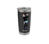 Oficial Bing Crosby Pro Golf Swing White Vaso térmico de acero inoxidable de doble pared