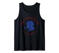 Oficial Bing Crosby Silhouette Pro Golf Red and Blue Camiseta sin Mangas