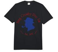 Oficial Bing Crosby Silhouette Pro Golf Red and Blue Comfort Colors Adult Heavyweight T-Shirt