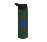 Oficial Bing Crosby Silhouette Pro Golf Red and Blue Stainless Steel Insulated Water Bottle